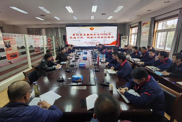 公司召開會議傳達(dá)集團(tuán)公司黨建工作、紀(jì)檢工作會議精神